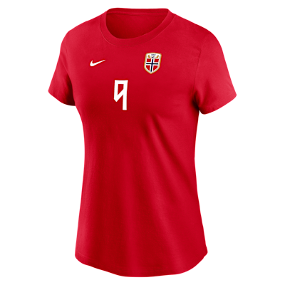 Erling Haaland Norway Women's Nike Soccer T-Shirt. Nike.com